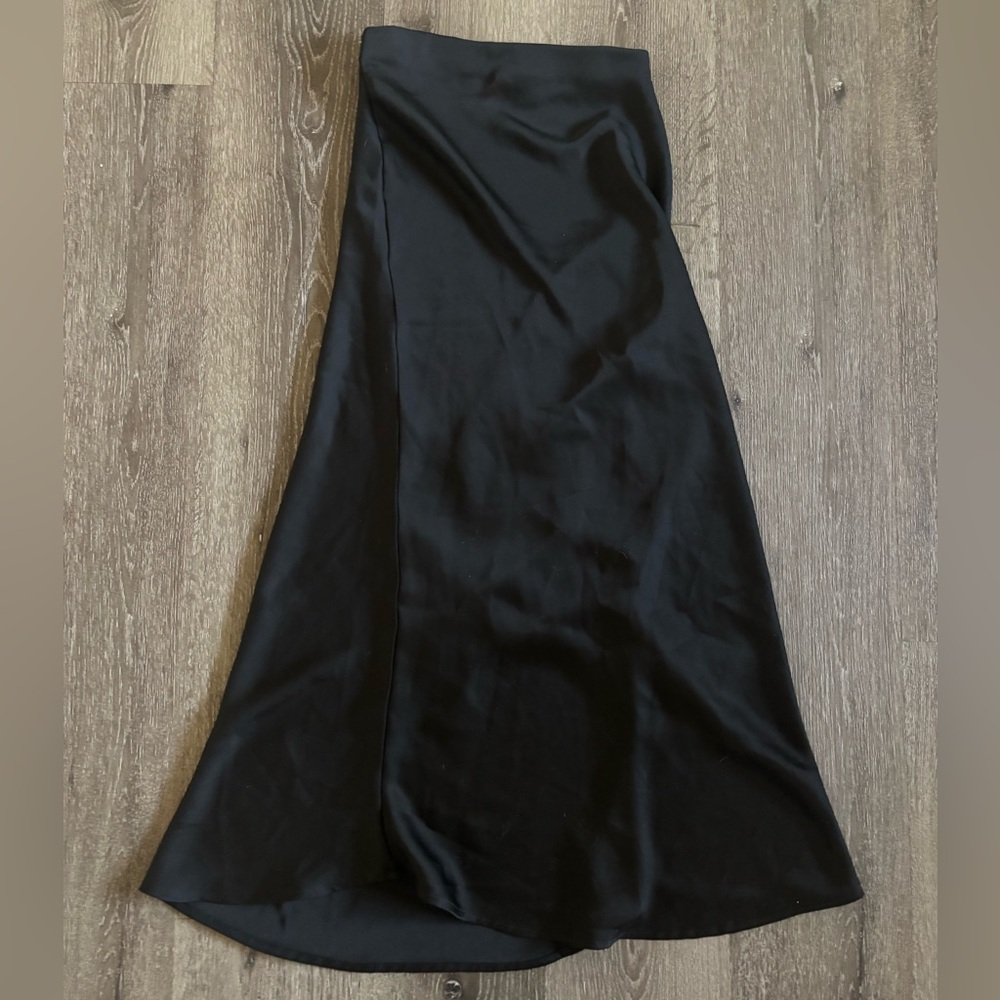 SHEIN Maxi Satin Skirt